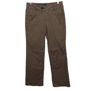 JAG Womens Pants Size 4 Cotton Brown Mid Rise Stretch Slacks Casual Workwear